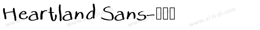Heartland Sans字体转换